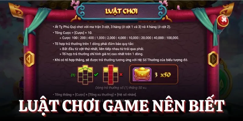 Luật chơi game nên biết