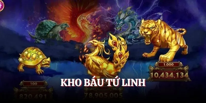Kho Báu Tứ Linh - Slot Game Linh Vật Hấp Dẫn