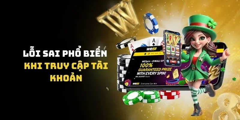 Lỗi sai phổ biến khi truy cập tài khoản
