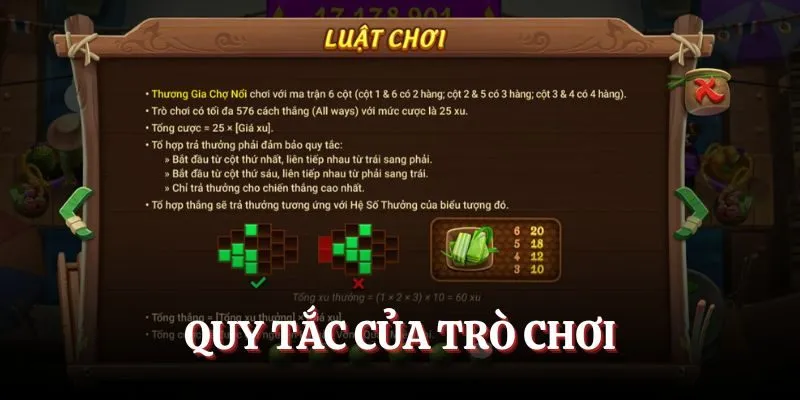 Quy tắc của trò chơi