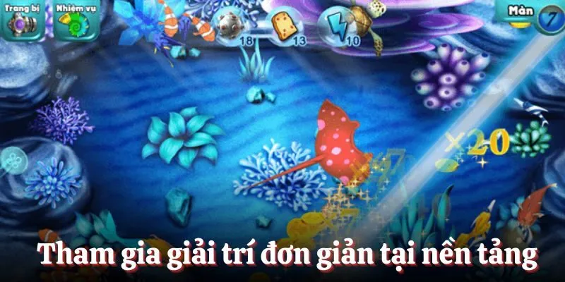 Tham gia giải trí vua săn cá đơn giản tại nền tảng