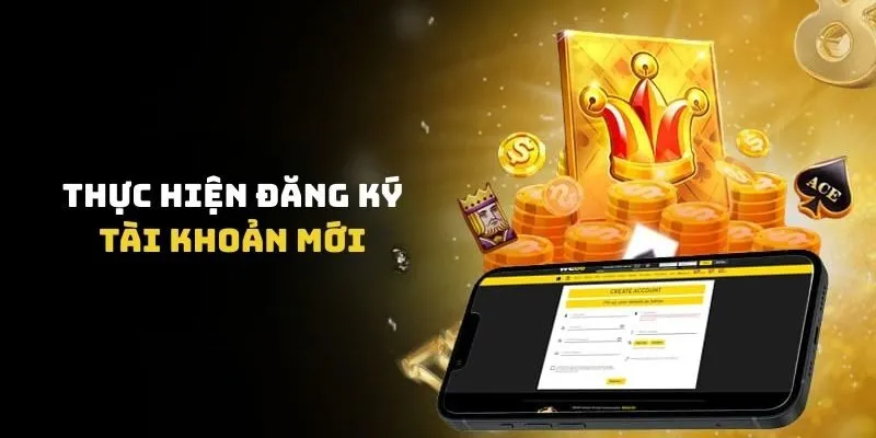 Thực hiện đăng ký tài khoản mới